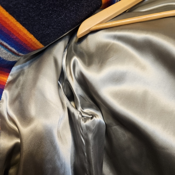 Mens Vintage Pendleton Stripe Cape Style coat - Picture 15 of 16